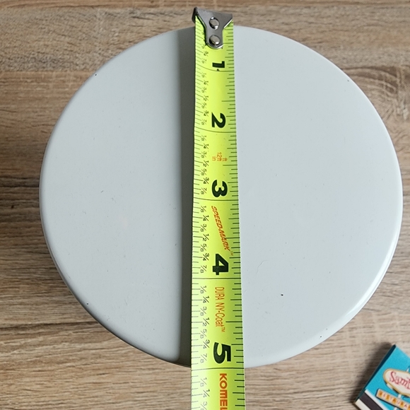 60s 70s VINTAGE Pennsylvania Dutch Lidded Candy Tin Canister Country Rural Farm - Picture 4 of 10